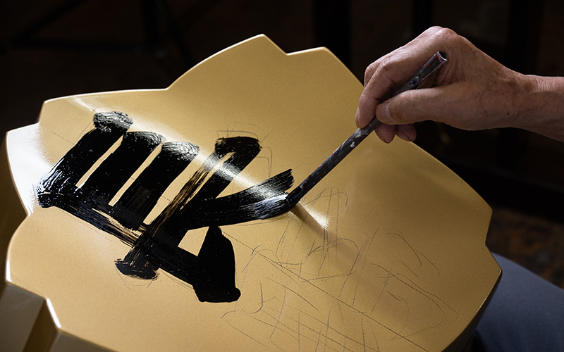 漆器職人の手技